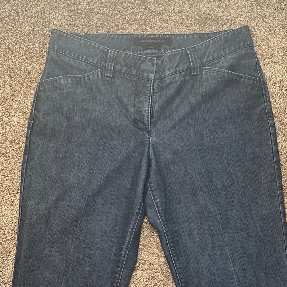 Express Blue Straight Leg Jeans Classic Denim